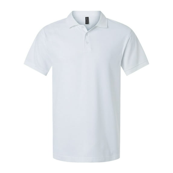 AllPro 62800 Pique Polo-White-L