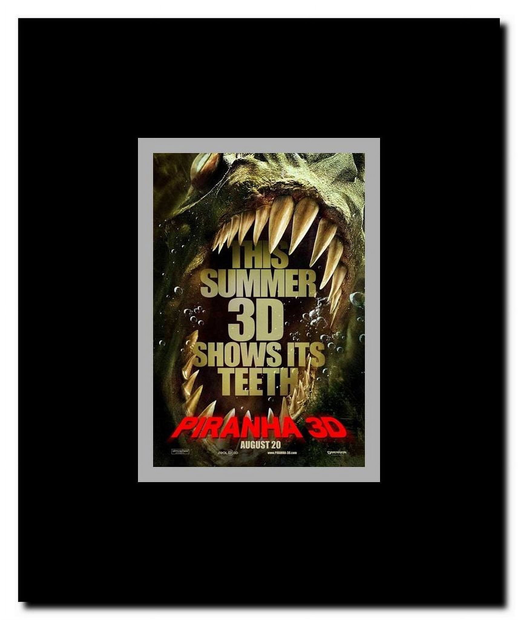 Piranha 3D Framed Movie Poster