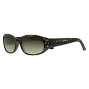 Piranha Eyewear Angel Dark Demi Sunglasses for Women with Brown Gradient Lens