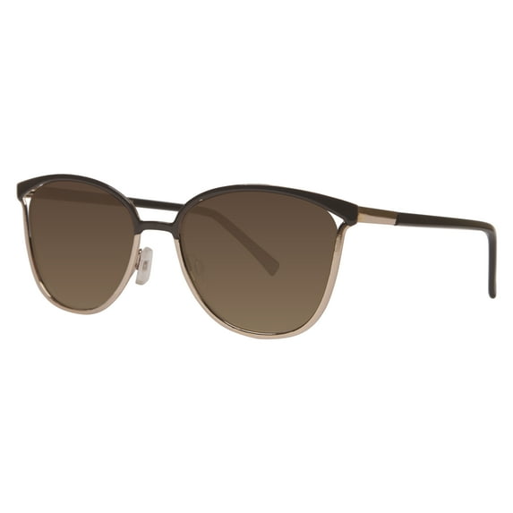 Piranha Eyewear Beverly Rose Gold Fashion Sunglasses with Smoky Purple Lens