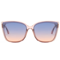 Piranha Eyewear Bloom Eco-Pact Sunglasses for Women with Blue to Peach Ombre Lens
