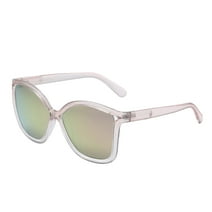 Piranha Eyewear Crush Eco-Pact Pink Sunglasses for Women with Pink Mirror Lens