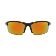 Piranha Eyewear Eclipse Half Frame Sports Sunglasses - Orange Mirror Lens