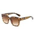 thumbnail image 1 of Piranha Eyewear Glamour Oversize Square Fashion Sunglasses for Women with Brown Gradient Lens, 1 of 4
