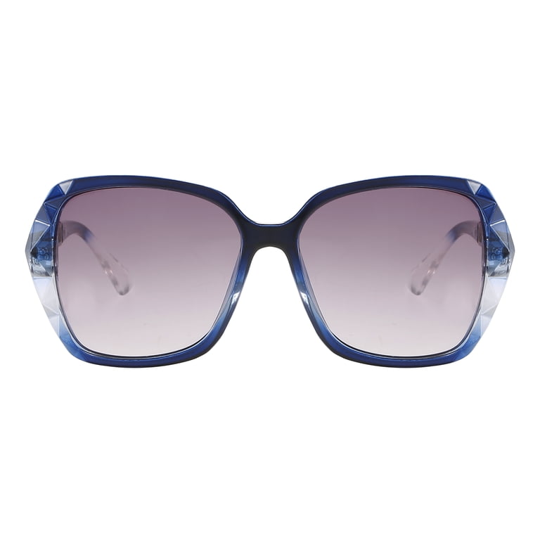 Piranha Eyewear Oversize Crystal Blue Sunglasses for Women  display picture 2