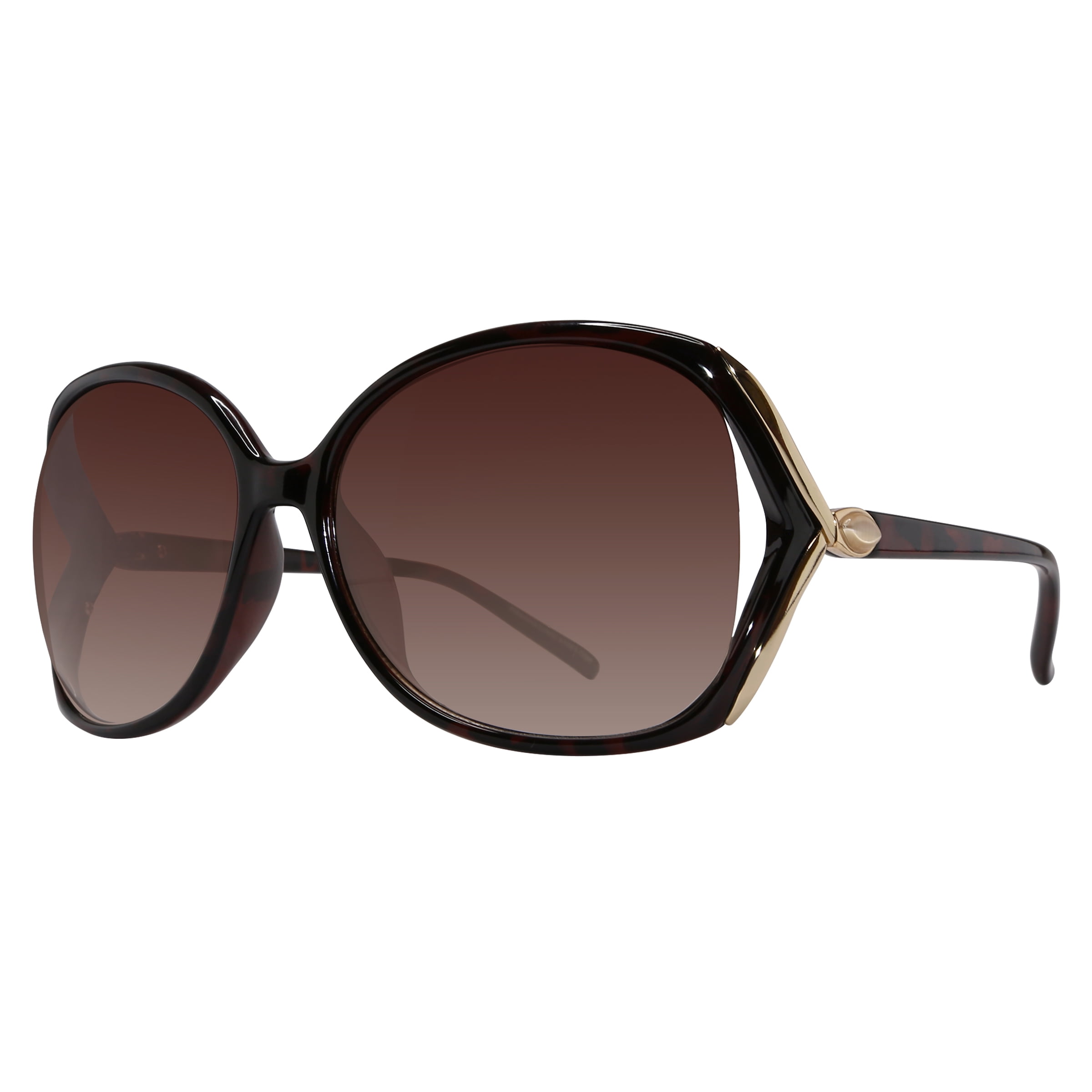 Piranha Eyewear Ruca Dark Tortoiseshell Oversize Sunglasses  display picture 2