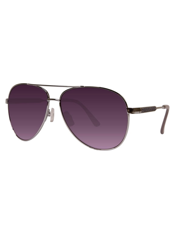 Superstar Aviator Sunglasses with Purple Gradient Lens