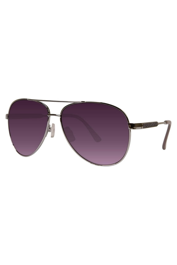 Superstar Aviator Sunglasses with Purple Gradient Lens