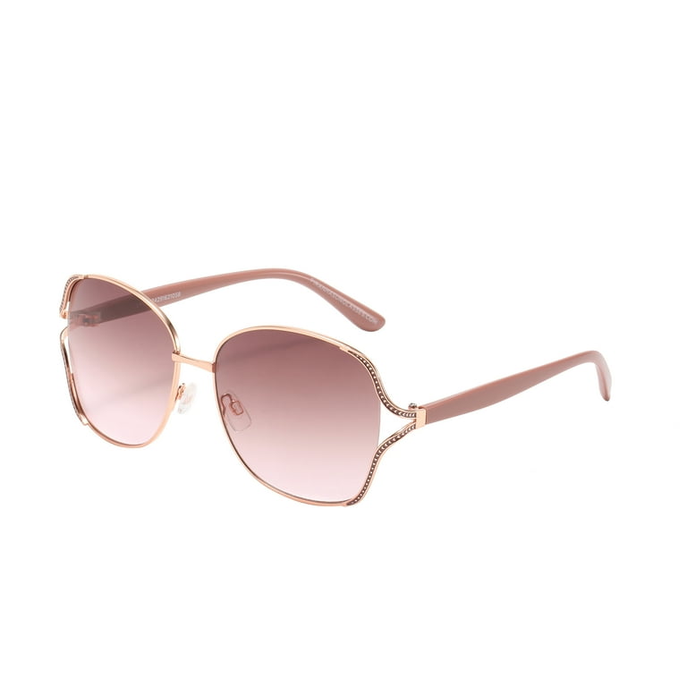 Piranha Eyewear Tatiana Butterfly Women's Sunglasses with Pink Gradient Lens