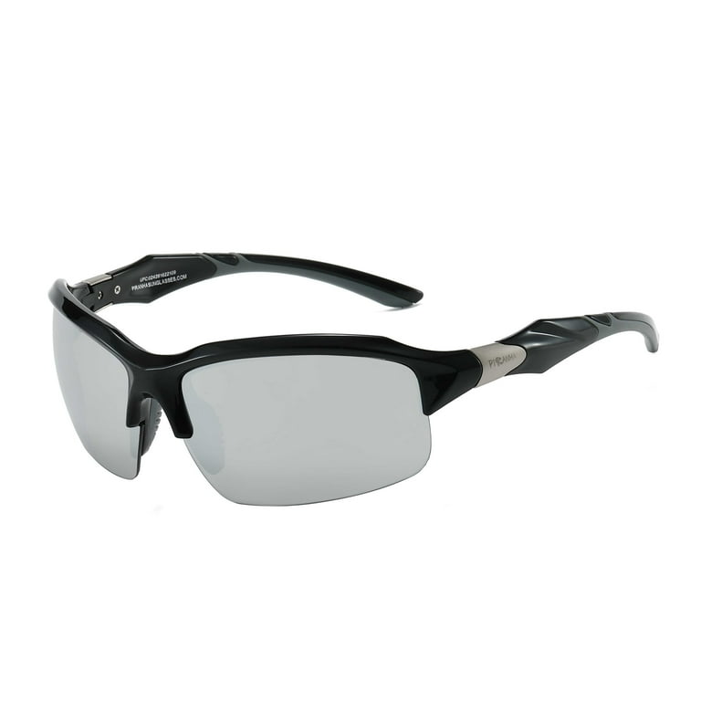 Piranha Eyewear Tesla FLX-T Sports Sunglasses for Men with Flexible Temples