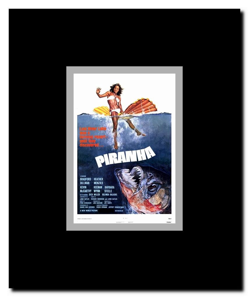 Piranha Framed Movie Poster