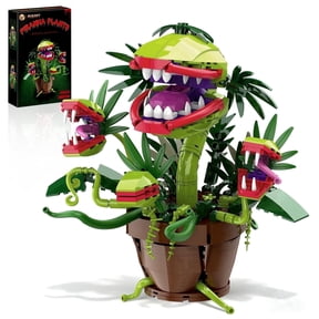 Audrey 2 Piranha Plant Building Toy, Horrors Cannibal Flower Display Set, Lego Compatibility, Halloween Gift for Adults & Kids, 428 Pcs