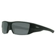 thumbnail image 1 of Piranha "Titan" Rubber Finished Black Frame Sunglasses with Smoke Lens, 1 of 2