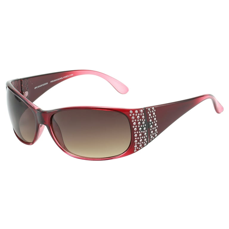 Piranha Women's Prestige Gradient Red Frame Fashion Sunglasses