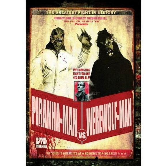 Piranha-man vs. Werewolf-man: Howl of the Piranha (DVD), Chemical Burn Ent., Horror