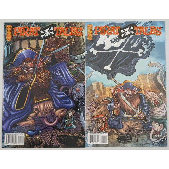 Pirat Tales #1-2 VF/NM complete series Rat Pirates ; IDW
