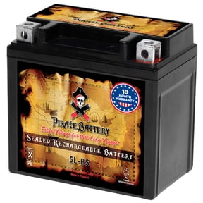 Pirate Battery YTX5L-BS (5L-BS 12 Volt,4 Ah, 65 CCA) High Performance Power Sports Battery