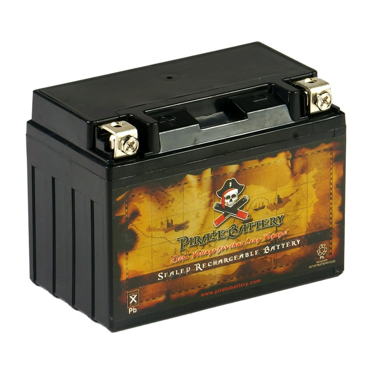Pirate Battery YTX9 BS Sealed Agm 12V 135Cca Motorcycle Battery For Honda 650Cc Xr650L 1995