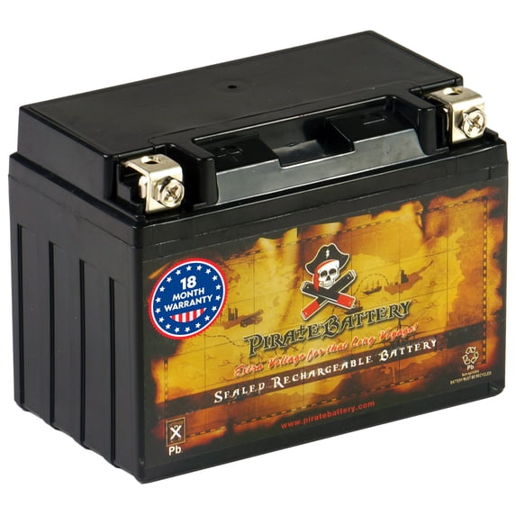 Pirate Battery YTX9-BS Sealed Agm 12V 135Cca Motorcycle Battery For Honda 650Cc Xr650L 2006
