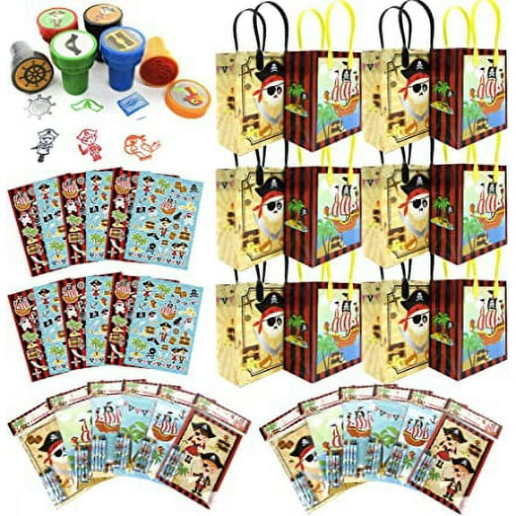 Pirate Birthday Party Favor Set of 60 Pcs