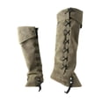 thumbnail image 1 of Pirate Boot Cover Medieval Gaiters Steampunk Leg Guards PU Leather Material for Men Themed Parties Cosplay, 1 of 9