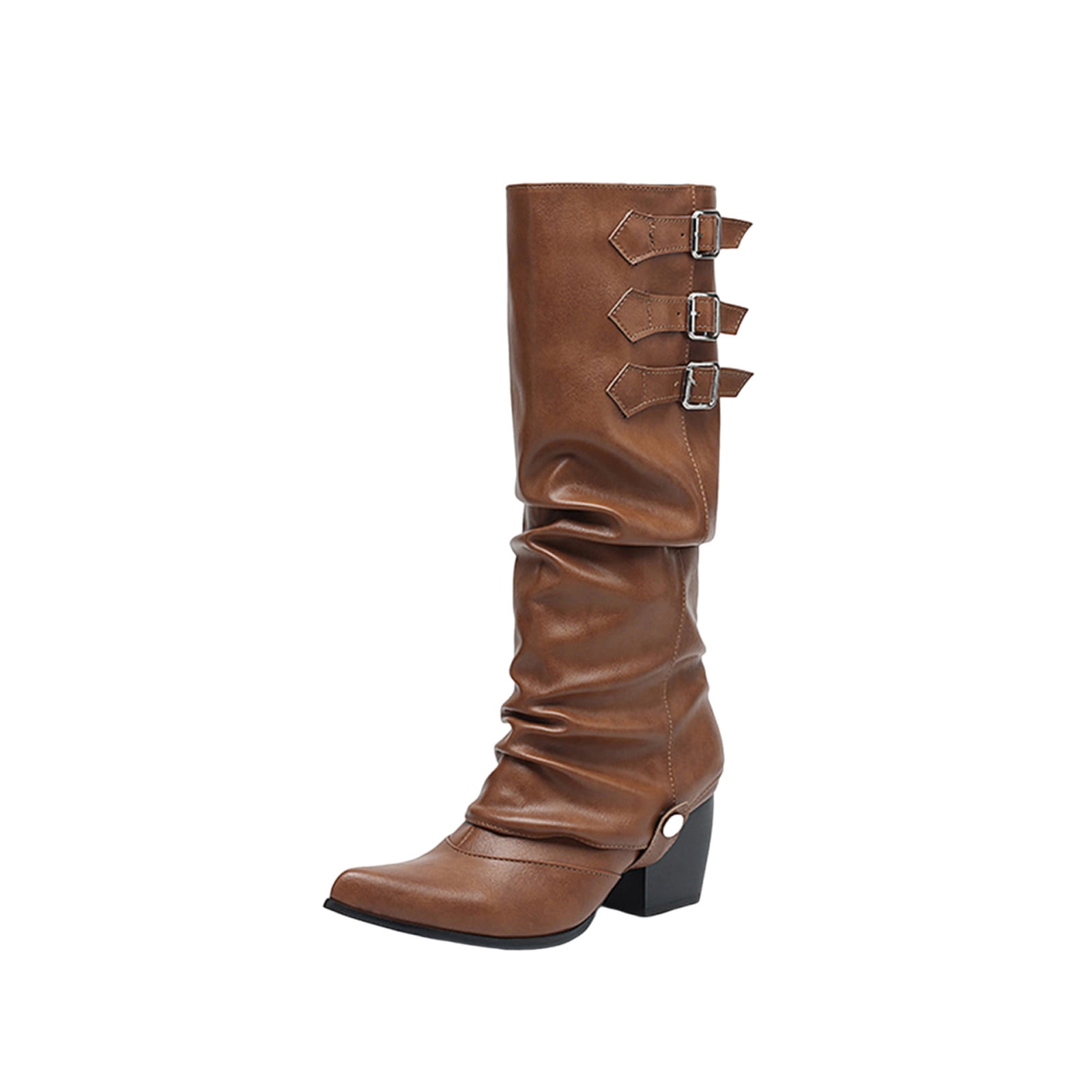 Medieval Renaissance Pull On Boots Mid Calf Gothic Cosplay Cuff Shoes Amazon.com: Medieval Male and Female Renaissance Pull On  main image 3