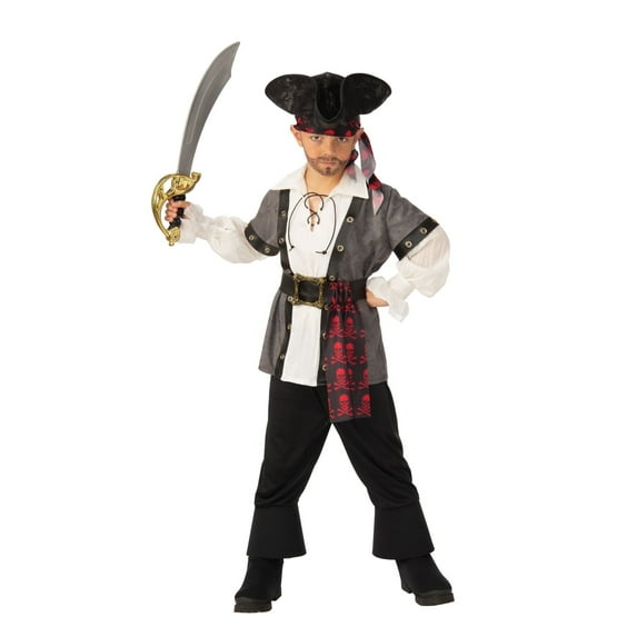 Rubies Classic Pirate Costume for Kids, Boys Small
