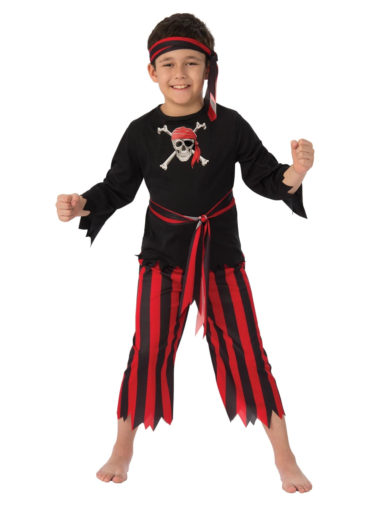Pirate Boy Costume for Kids Striped Trousers Pirate Boy Costume for Kids Striped Trousers