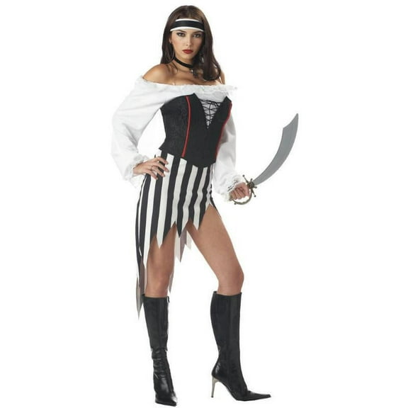 Pirate Buccaneer Babe Adult Costume Size: Large