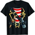 thumbnail image 1 of Pirate Buccaneer Costume T shirt Funny Halloween Novelty Men T-Shirt, 1 of 5