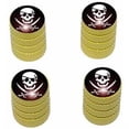 thumbnail image 1 of Pirate Buccaneer Tire Rim Wheel Aluminum Valve Stem Caps, Multiple Colors, 1 of 1