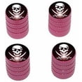 thumbnail image 1 of Pirate Buccaneer Tire Rim Wheel Aluminum Valve Stem Caps, Multiple Colors, 1 of 1