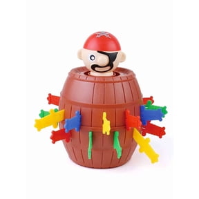 Pirate Bucket - Mr. Sword Bucket - Interactive Board Game, Mock and Trick Game - Trick Pirate Bucket, New and Unique Trick Game