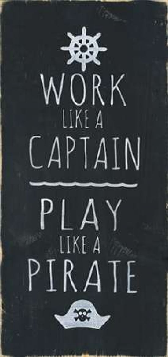 Pirate Canvas Art - Holly Stadler (10 x 20)