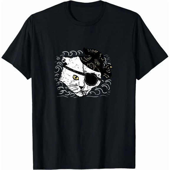 Pirate Captain Cat For A Pirate Lover T-Shirt For Men