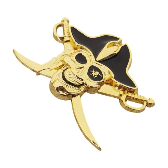 Pirate Car Sticker Metal Automotive Decal Emblems For Vehicle Bike Motorcycle Exterior Upgraded Easy Install