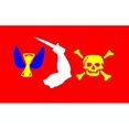 thumbnail image 1 of Pirate (Christopher Moody) Flag 3ft x 5ft printed polyester, 1 of 1