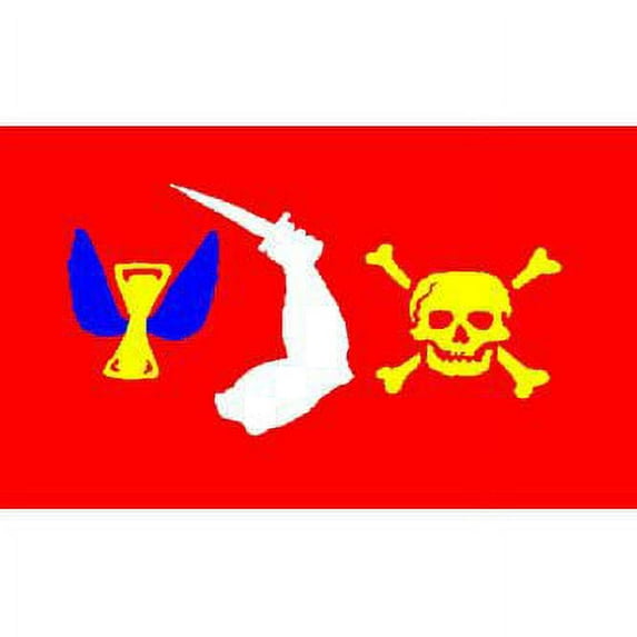 Pirate (Christopher Moody) Flag 3ft x 5ft printed polyester