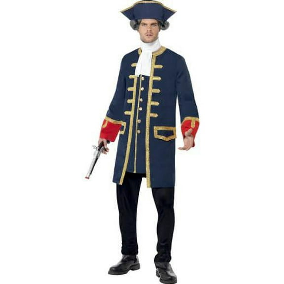 Smiffys Pirate Commander Costume Adult Medium Male