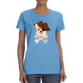 thumbnail image 1 of Pirate Corgi Art T-Shirt Women -Image by Shutterstock, Female 4X-Large, 1 of 4