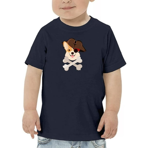 Pirate Corgi T-Shirt Toddler -Image by Shutterstock,  2 Toddler