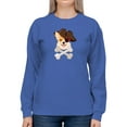 thumbnail image 1 of Pirate Corgi W Eyepatch Sweatshirt Women -Image by Shutterstock, Female Large, 1 of 4