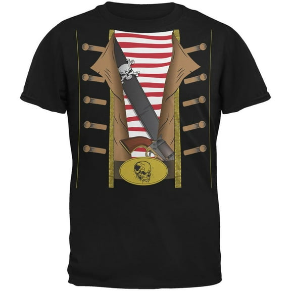 Pirate Costume T-Shirt - 2X-Large