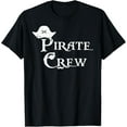 thumbnail image 1 of Pirate Crew Funny Halloween Costume Party Men Boys T-Shirt, 1 of 3
