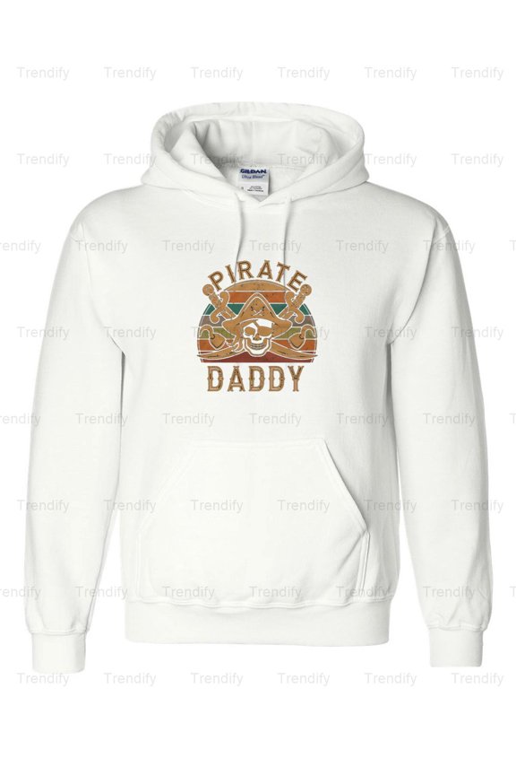 Pirate Daddy Gift Jolly Roger Flag Captain Hoodie M3082969, Up to Size 5XL