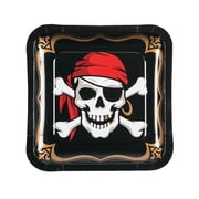 Pirate Dinner Plates (8Pc) - Party Supplies - 8 Pieces