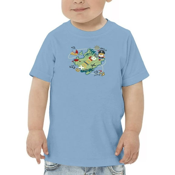 Pirate Explorer T-Shirt Toddler -Image by Shutterstock,  4 Toddler