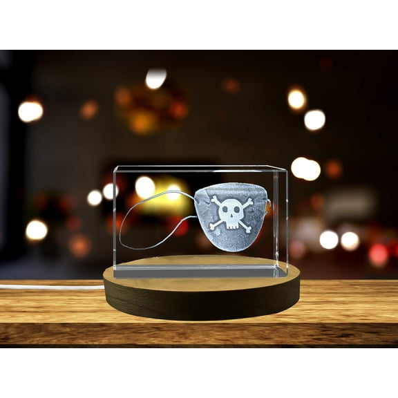 Pirate Eye Patch Crystal Memorabilia Gift