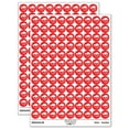 thumbnail image 1 of Pirate Face 200+ Round Stickers - Red - Matte Finish - 0.50" Size, 1 of 3