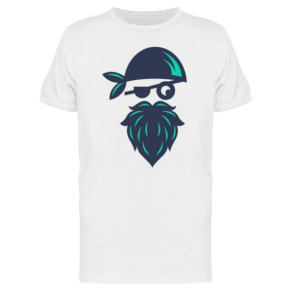 Pirate Face Green Colors Tee Men's -Image by Shutterstock